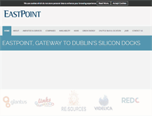 Tablet Screenshot of eastpoint.ie